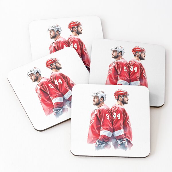 Item preview, Hockey Players in Red Uniform Art designed and sold by olenapetol.