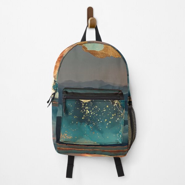 Item preview, Cosmic Mountain Window – Dreamcore Horizon in Gold designed and sold by SteadyRolling.