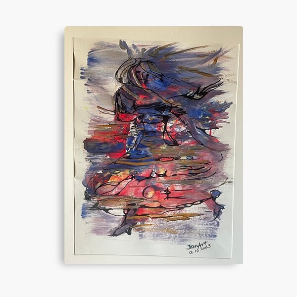 Vista previa del artículo con la obra «Mujeres bailando, arte, mixmedia, original,», diseñado y vendido por Danart2025.