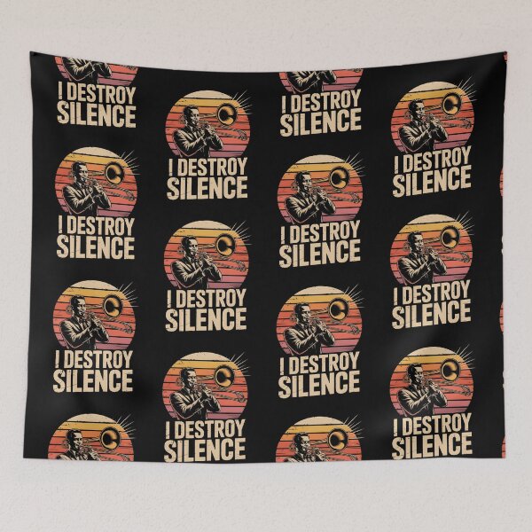 Item preview, I Destroy Silence Recto Trombone designed and sold by AniArtPL.