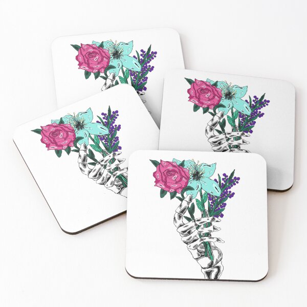 Item preview, Beauty, Skeleton Hand and Flowers  designed and sold by hrfyan.