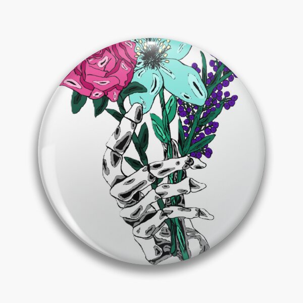 Item preview, No Background Beauty, Skeleton Hand and Flowers  designed and sold by hrfyan.