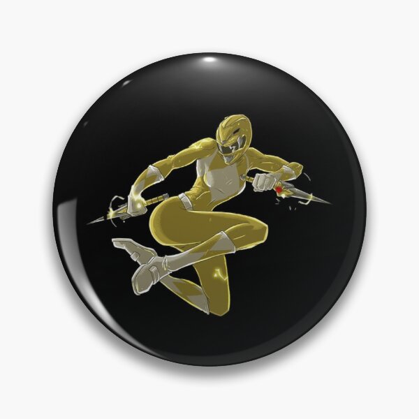 Item preview, YELLOW MIGHTY MORPHIN POWER RANGER designed and sold by King Kitsune.