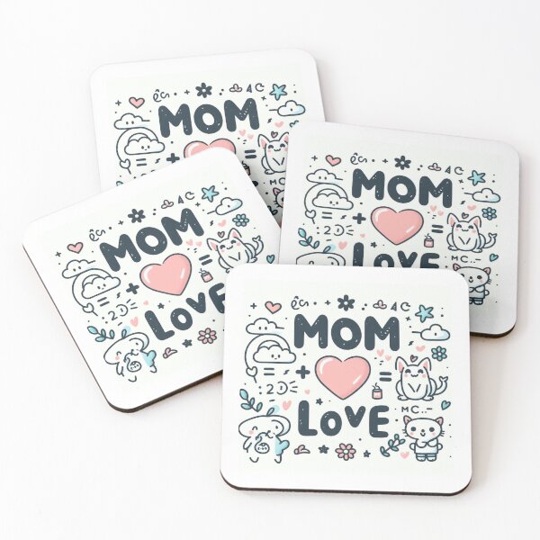 Item preview, Mom = Love equation mother's day designed and sold by Kalpa.