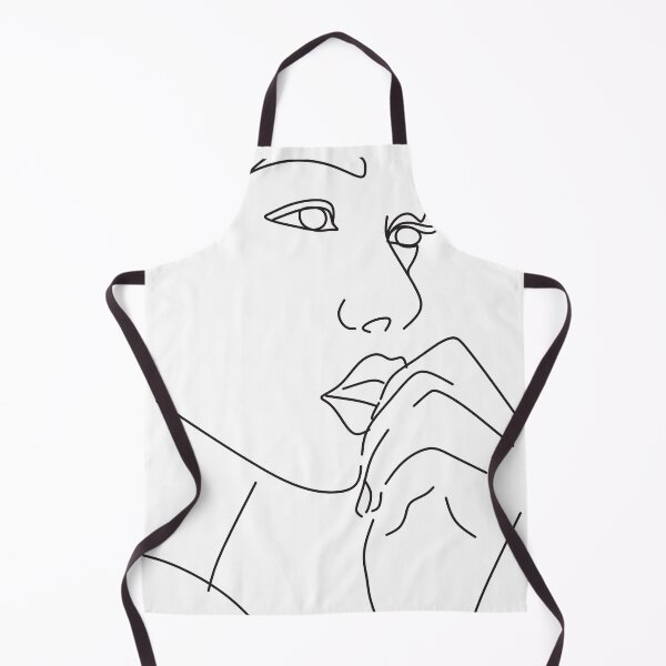 Item preview, Minimalist Vogue-Inspired Girl Outline Aesthetic Design designed and sold by TropicalTrails.