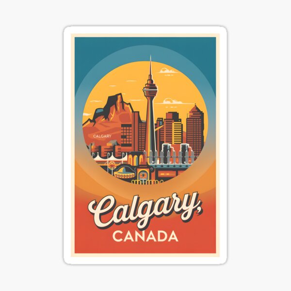 Item preview, CALGARY (Canada), the city blends Western heritage with modern innovation designed and sold by sirtonine.