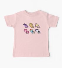 MLP Mane6 chibi Baby Tee