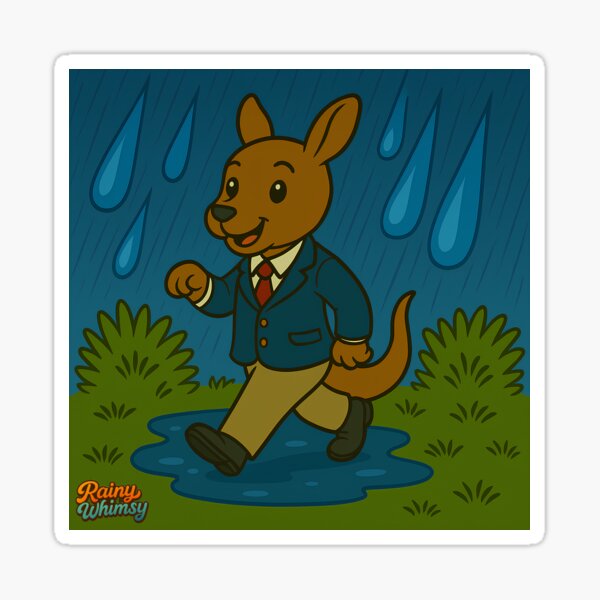 Item preview, Kangaroo – School Uniform Series designed and sold by RainyWhimsy.
