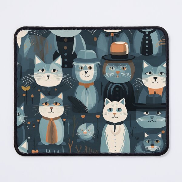 Item preview, Abstract Surreal Cat Vibes designed and sold by mittie101.