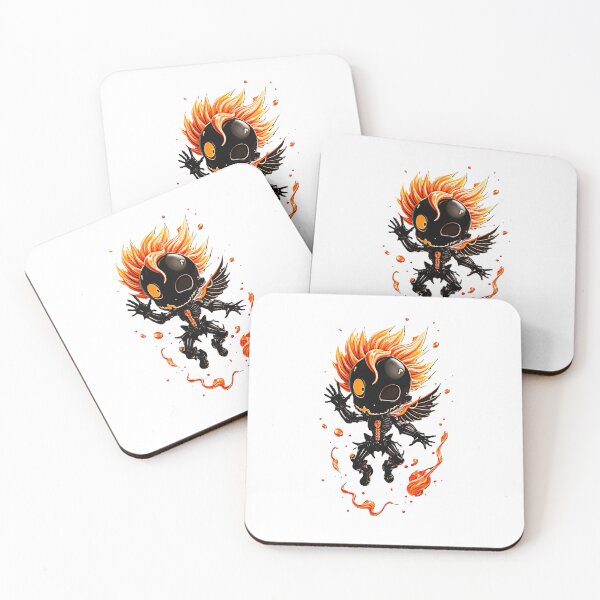 Item preview, Flaming Lenore – Cute Undead Chibi Fire Sprite designed and sold by Dark-Circuit-Haven.