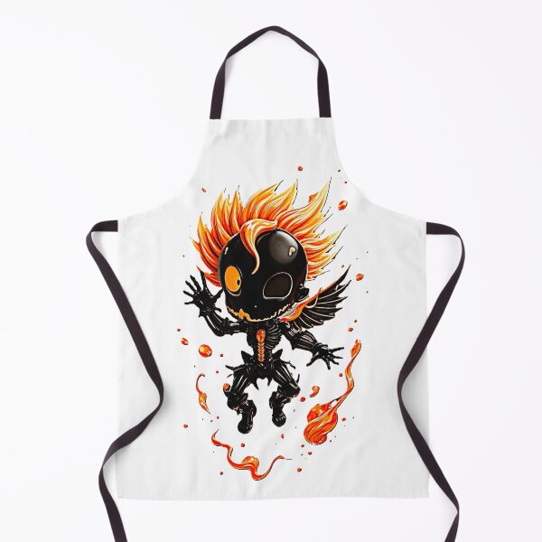 Item preview, Flaming Lenore – Cute Undead Chibi Fire Sprite designed and sold by Dark-Circuit-Haven.