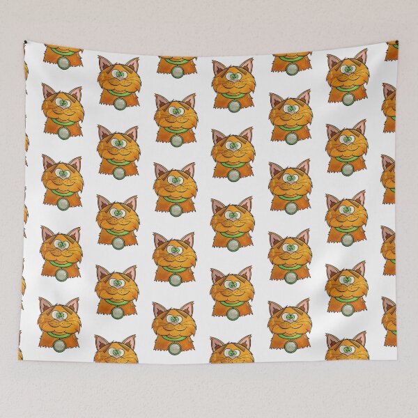 Item preview, Cute Happy Ginger Cat designed and sold by Deanosdoodles.