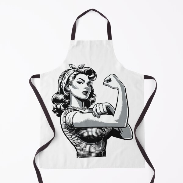 Item preview, Strength strong woman rockabilly style gift designed and sold by Pineapple-Tree.