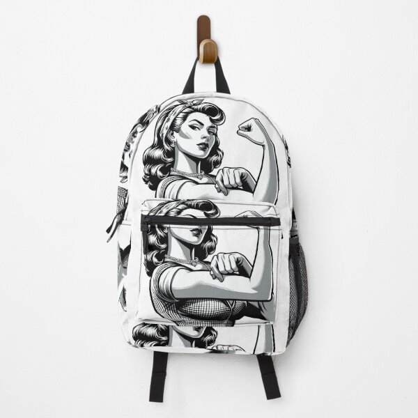 Item preview, Strength strong woman rockabilly style gift designed and sold by Pineapple-Tree.