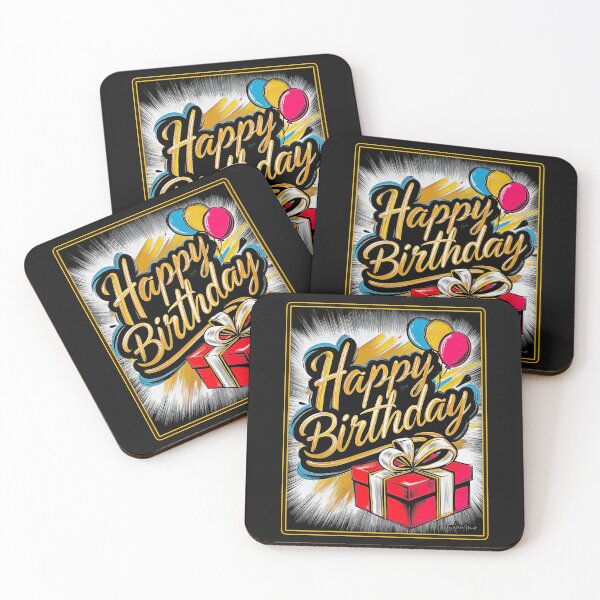 Item preview, Happy Birthday Word Art designed and sold by WLHmedia.com .