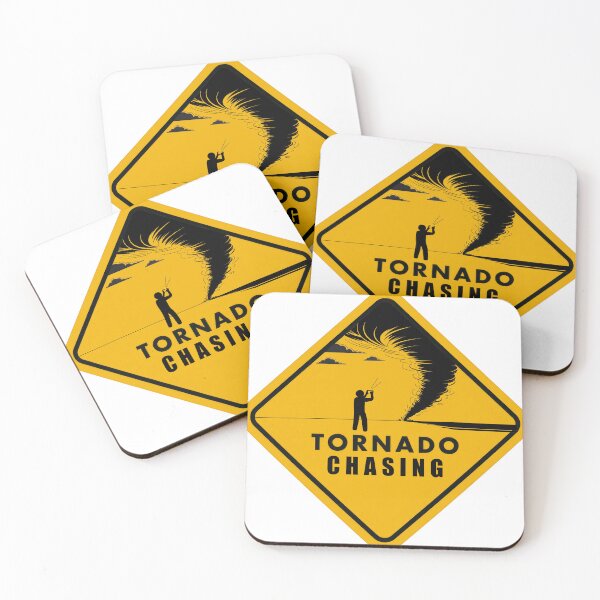 Item preview, Caution Tornado Chasing Sign  designed and sold by matteflor.