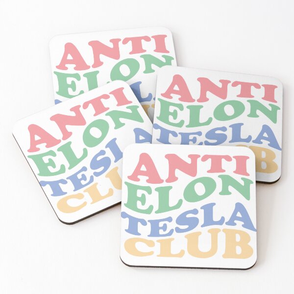 Item preview, Anti Elon Tesla Club designed and sold by kolshi-shop.