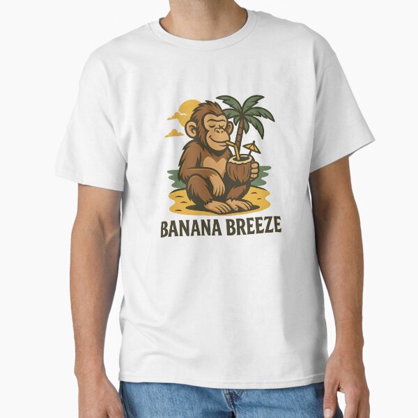 Item preview, Banana Breeze – Summer Monkey Vibes designed and sold by Furborn.