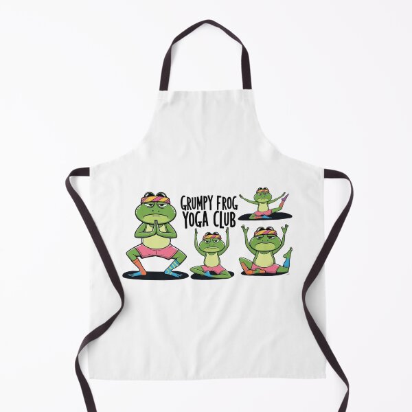 Item preview, Grumpy Frog Yoga Club – Zen frogs with bad temper designed and sold by StormArte.
