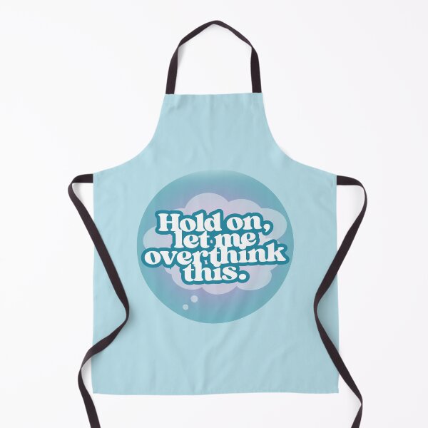 Item preview, Overthinking Anxiety Quote Blue Thought Bubble Thinking Mental Health designed and sold by Annika Shurafa.