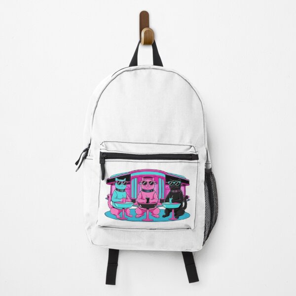 Item preview, Space Cats Café – Galactic cats with a retro-futuristic style designed and sold by StormArte.