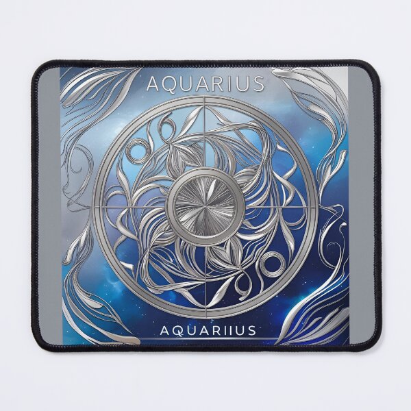 Item preview, Zodiacal Pattern - Aquarius designed and sold by PatronesKawai.