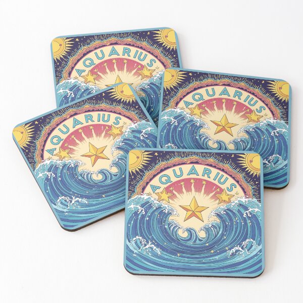 Item preview, Zodiacal Pattern - Aquarius designed and sold by PatronesKawai.