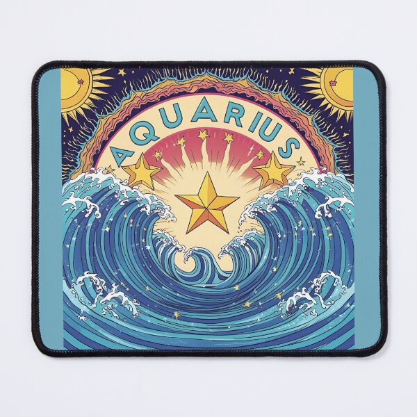 Item preview, Zodiacal Pattern - Aquarius designed and sold by PatronesKawai.