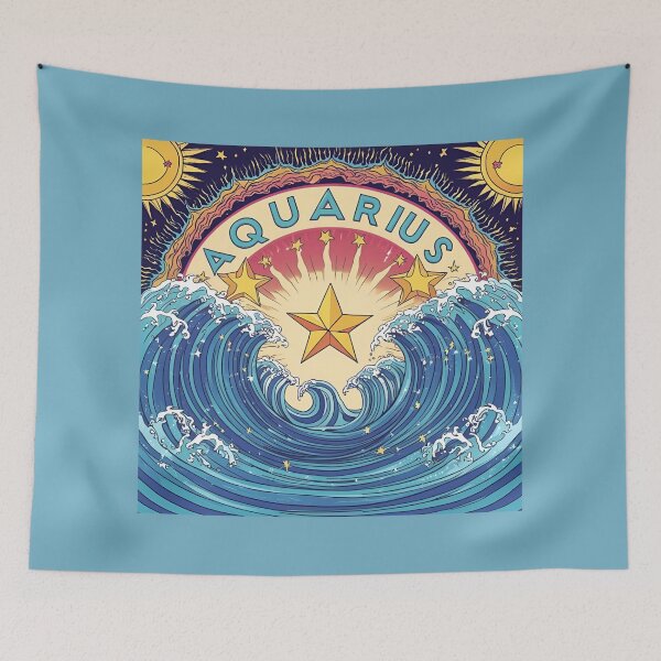 Item preview, Zodiacal Pattern - Aquarius designed and sold by PatronesKawai.
