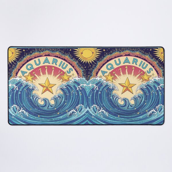 Item preview, Zodiacal Pattern - Aquarius designed and sold by PatronesKawai.