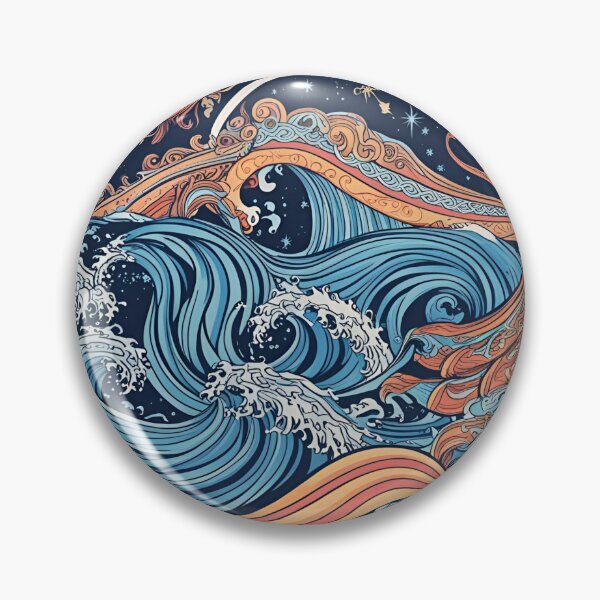 Item preview, Zodiacal Pattern - Aquarius designed and sold by PatronesKawai.