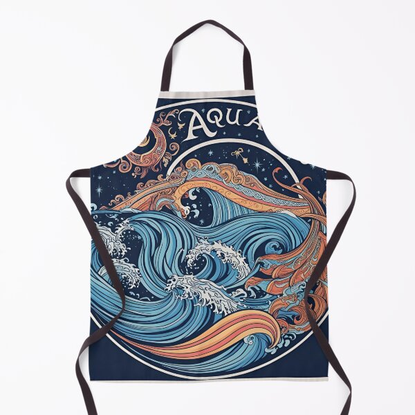 Item preview, Zodiacal Pattern - Aquarius designed and sold by PatronesKawai.