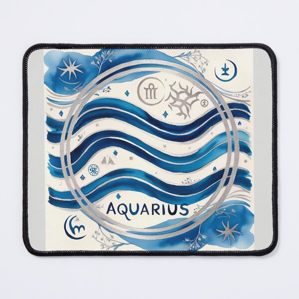 Item preview, Zodiacal Pattern - Aquarius designed and sold by PatronesKawai.