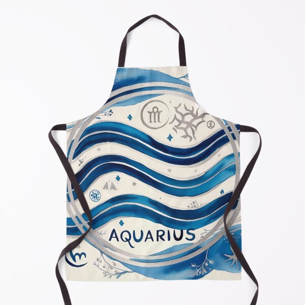Item preview, Zodiacal Pattern - Aquarius designed and sold by PatronesKawai.