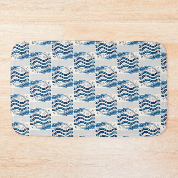 Item preview, Zodiacal Pattern - Aquarius designed and sold by PatronesKawai.
