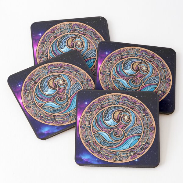 Item preview, Zodiacal Pattern - Aquarius designed and sold by PatronesKawai.