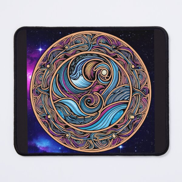 Item preview, Zodiacal Pattern - Aquarius designed and sold by PatronesKawai.