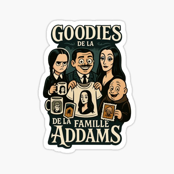 Item preview, les gourmandises de la famille Addams designed and sold by naffany.