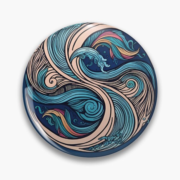 Item preview, Zodiacal Pattern - Aquarius designed and sold by PatronesKawai.