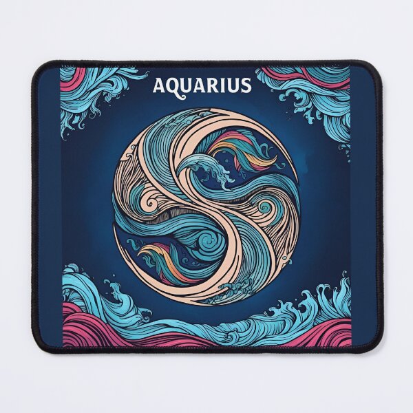 Item preview, Zodiacal Pattern - Aquarius designed and sold by PatronesKawai.