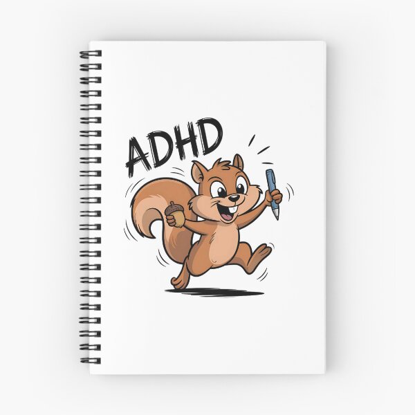 Item preview, TDAH: Ardilla entre la emoción y la obsesión designed and sold by RisenAgain - Quantum BrainGlitch | Designs.