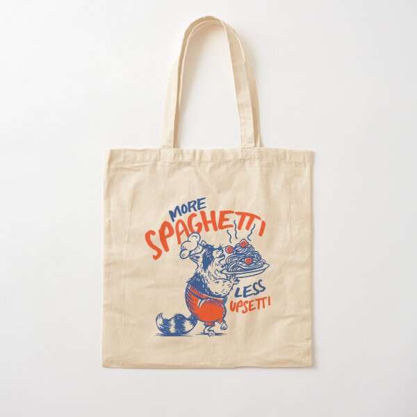 Artikel-Vorschau von Mehr Spaghetti, weniger Upsetti: Lustige Waschbär-Pasta-Kunst, designt und verkauft von The Whiskey Ginger Design Shop.