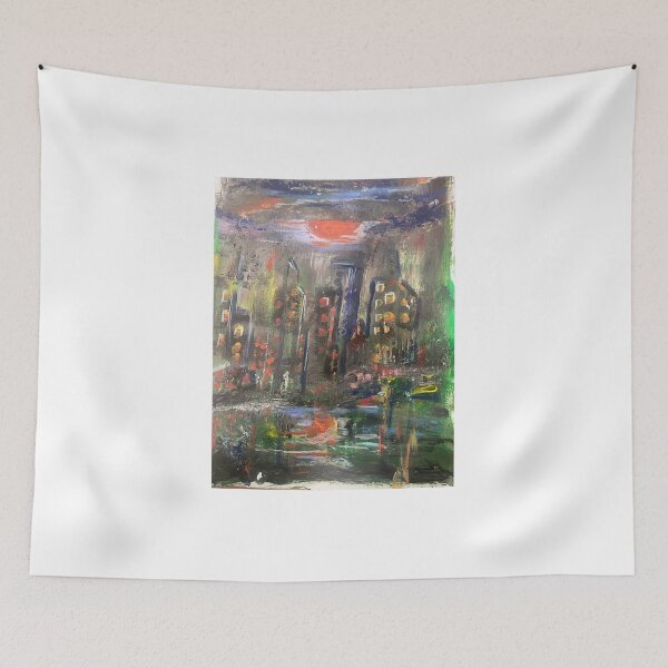 Item preview, City next river designed and sold by Danart2025.