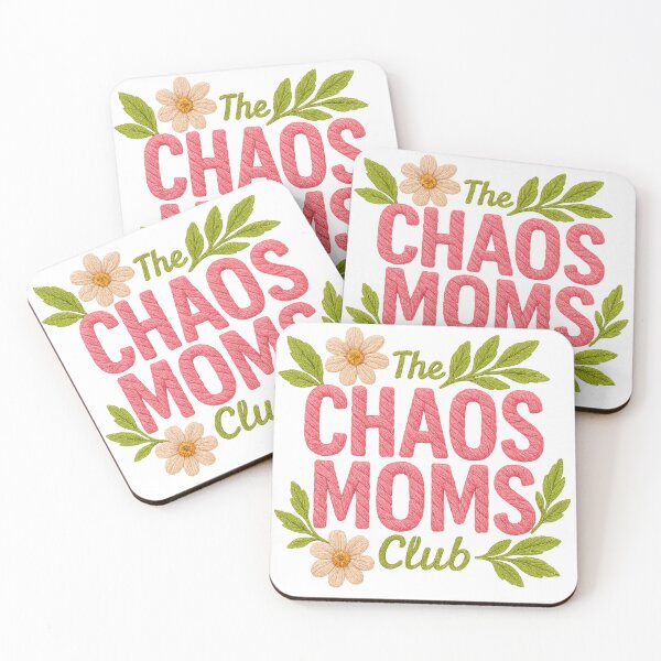Item preview, Chaos Mamas Club - Retro Embroidery Design  designed and sold by InnaPo ⭐⭐⭐⭐⭐.