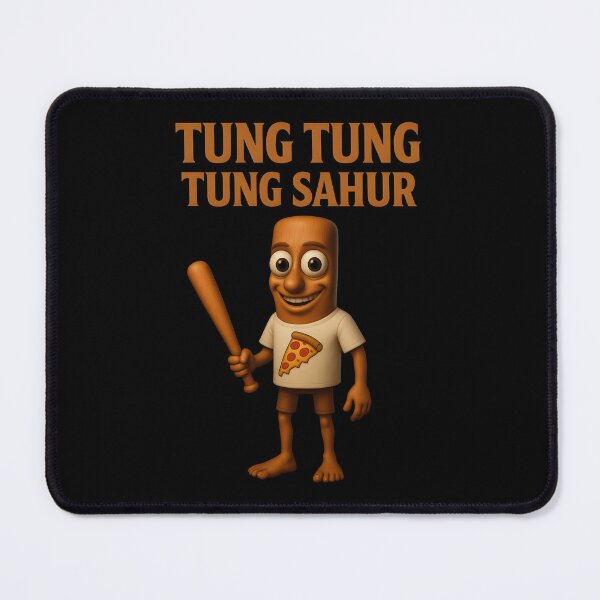 Item preview, Tung Tung Tung Sahur Meme PIZZA designed and sold by RosCraft.
