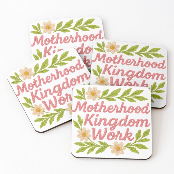 Item preview, Motherhood is Kingdom Work, Mamas Club - Retro Embroidery Design  designed and sold by InnaPo ⭐⭐⭐⭐⭐.