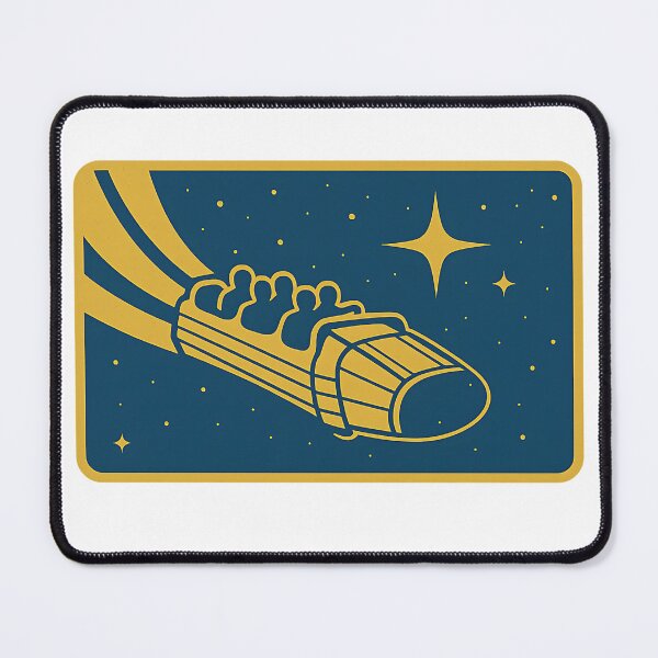 Item preview, Mission Space Mountain: Retro Rocket Ride Tee designed and sold by Throttle Up Media.