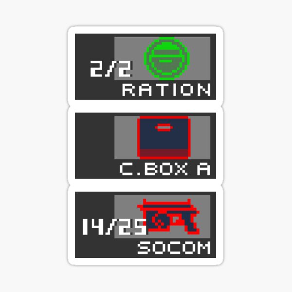 Item preview, MGS 1 - Metal Gear Solid - Hud Symbols - Essentials designed and sold by Vincent Strauss.