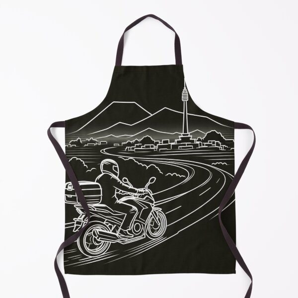 Item preview, Biker's Journey Through Lampung #4 – AI Vector Art of Urban Adventure for Touring Lovers and Cityscape Enthusiasts designed and sold by knalpot-design.