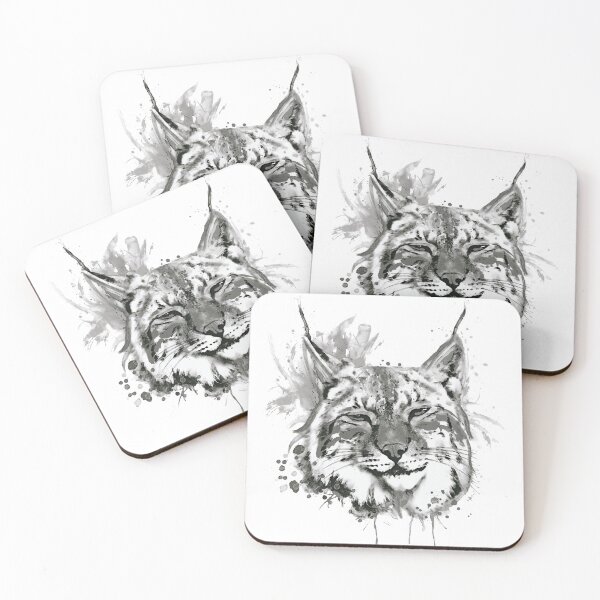 Item preview, Bobcat Black and White designed and sold by caracatita75.